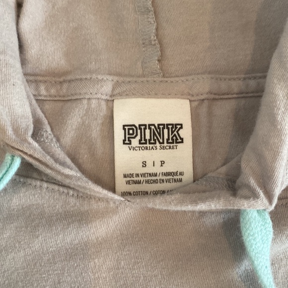 Pink by Victoria Secret size sm cotton hoodie - Picture 3 of 5